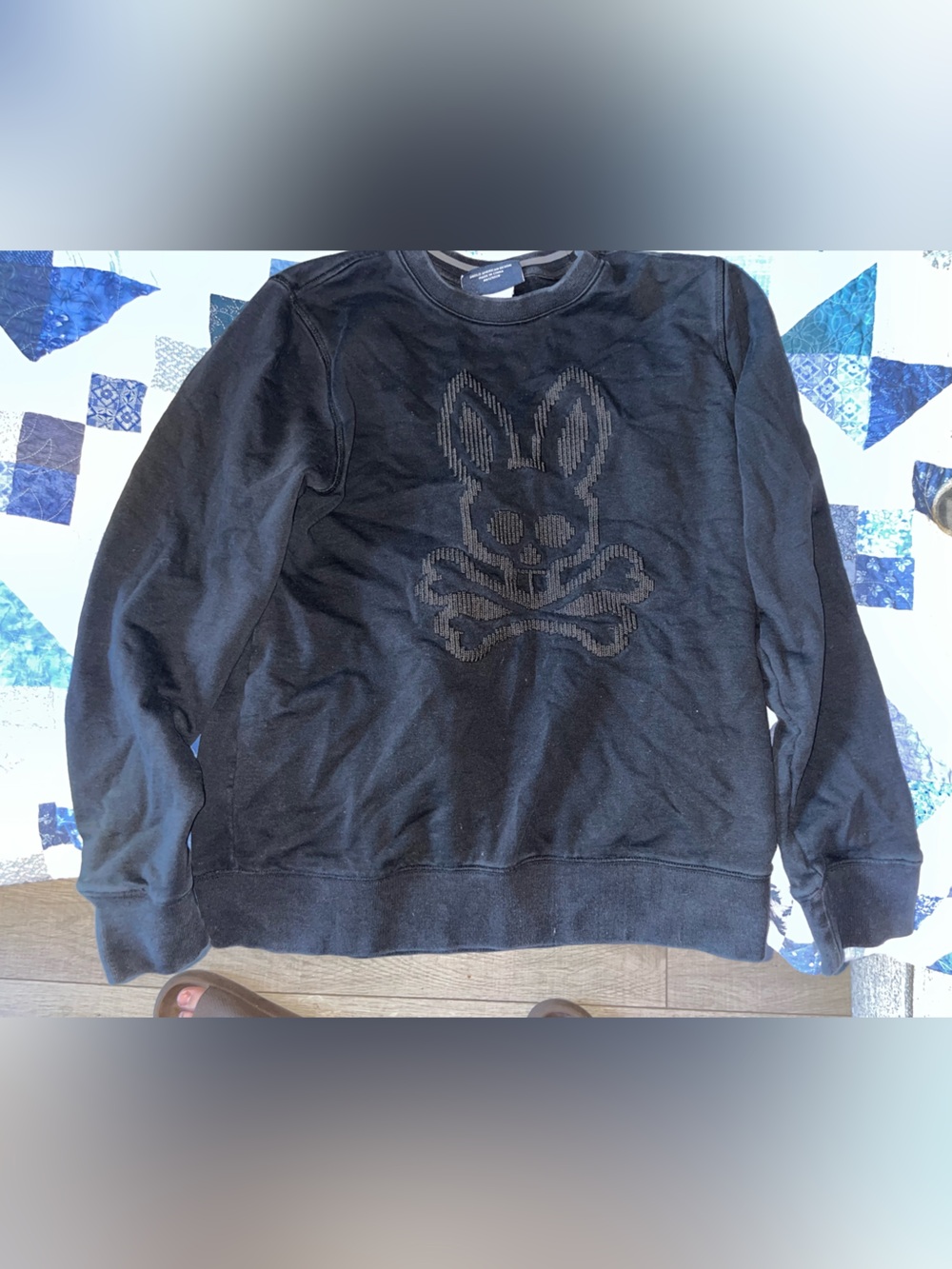 Psycho Bunny Black Crewneck Sweater